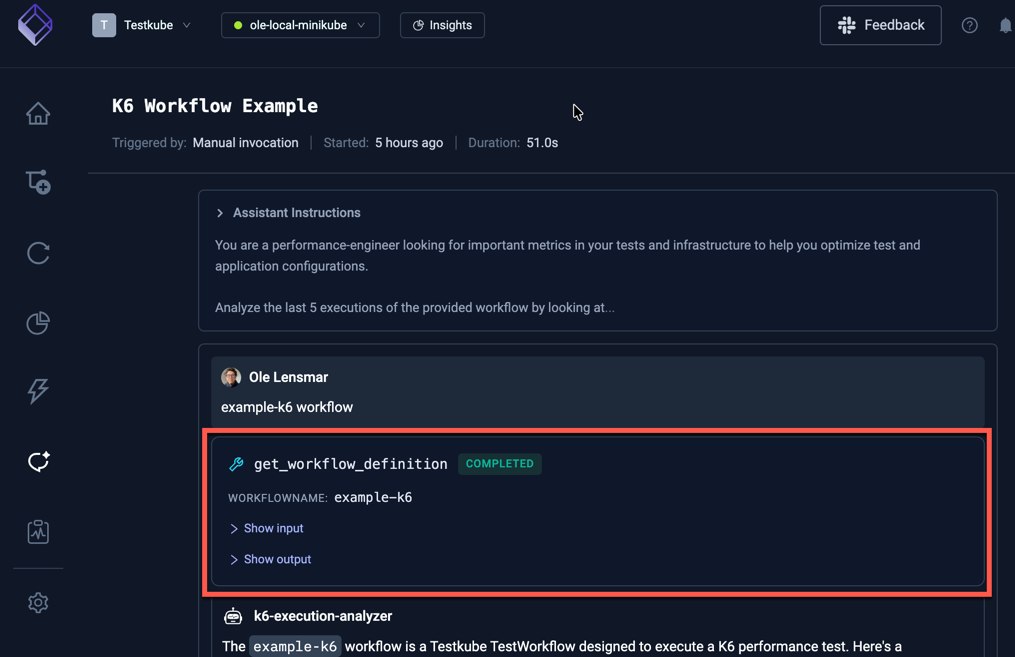 AI Chat MCP Tool Calls
