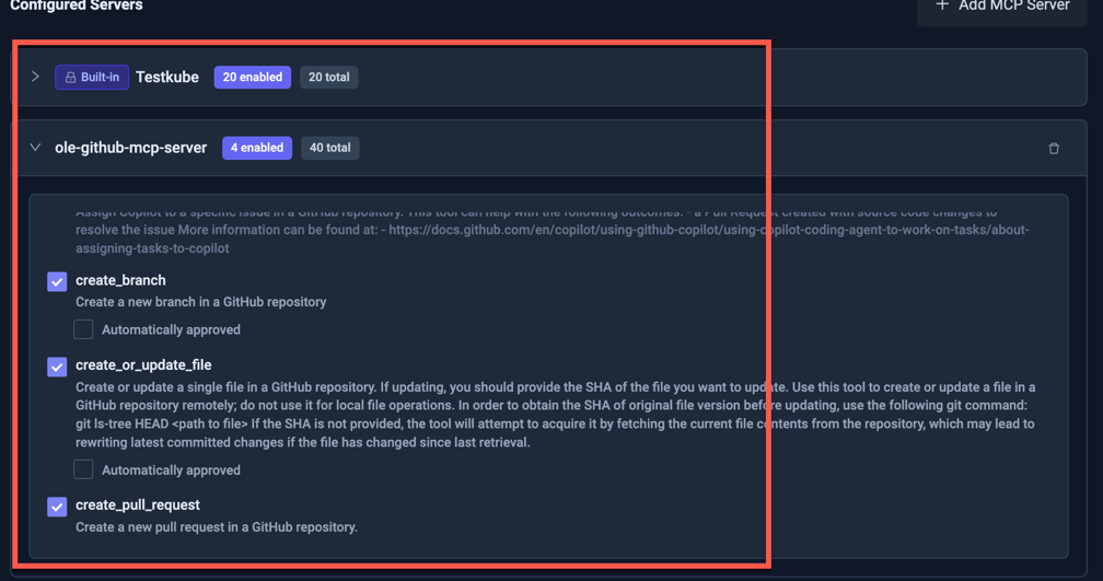 Remediation GitHub MCP Server Tools