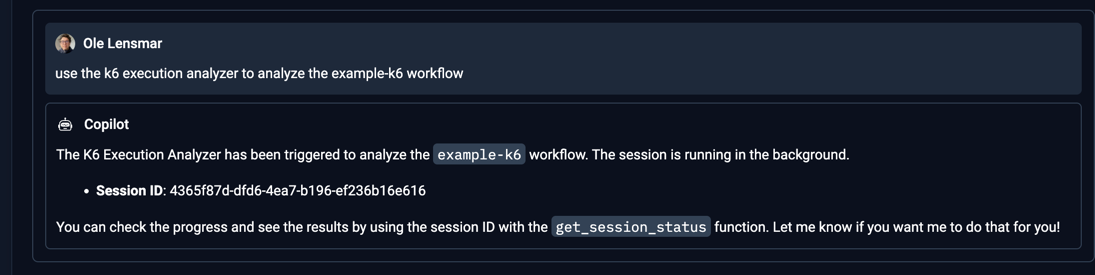 Run AI Agent from AI Assistant