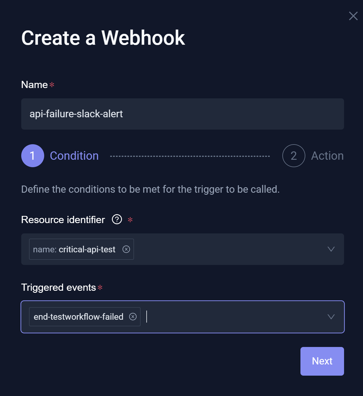 Create Webhook