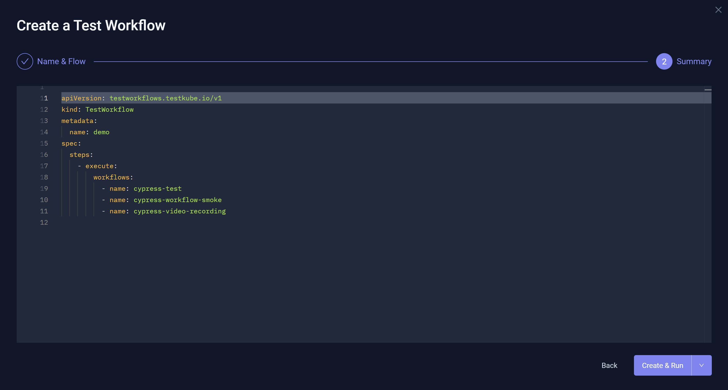 YAML from Combined Existing Workflows