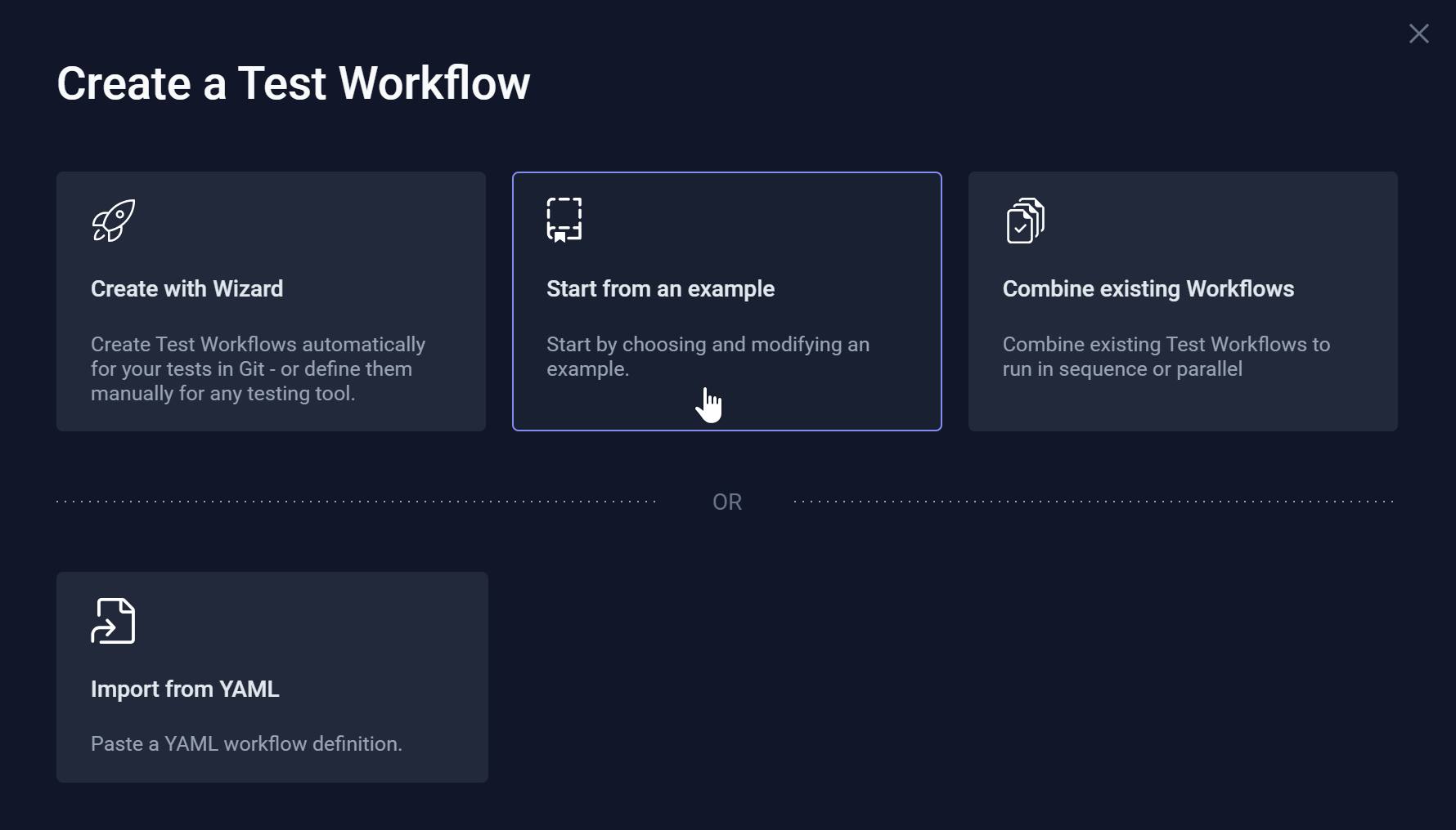 Start from an Example